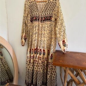 Blue Boheme maxi dress